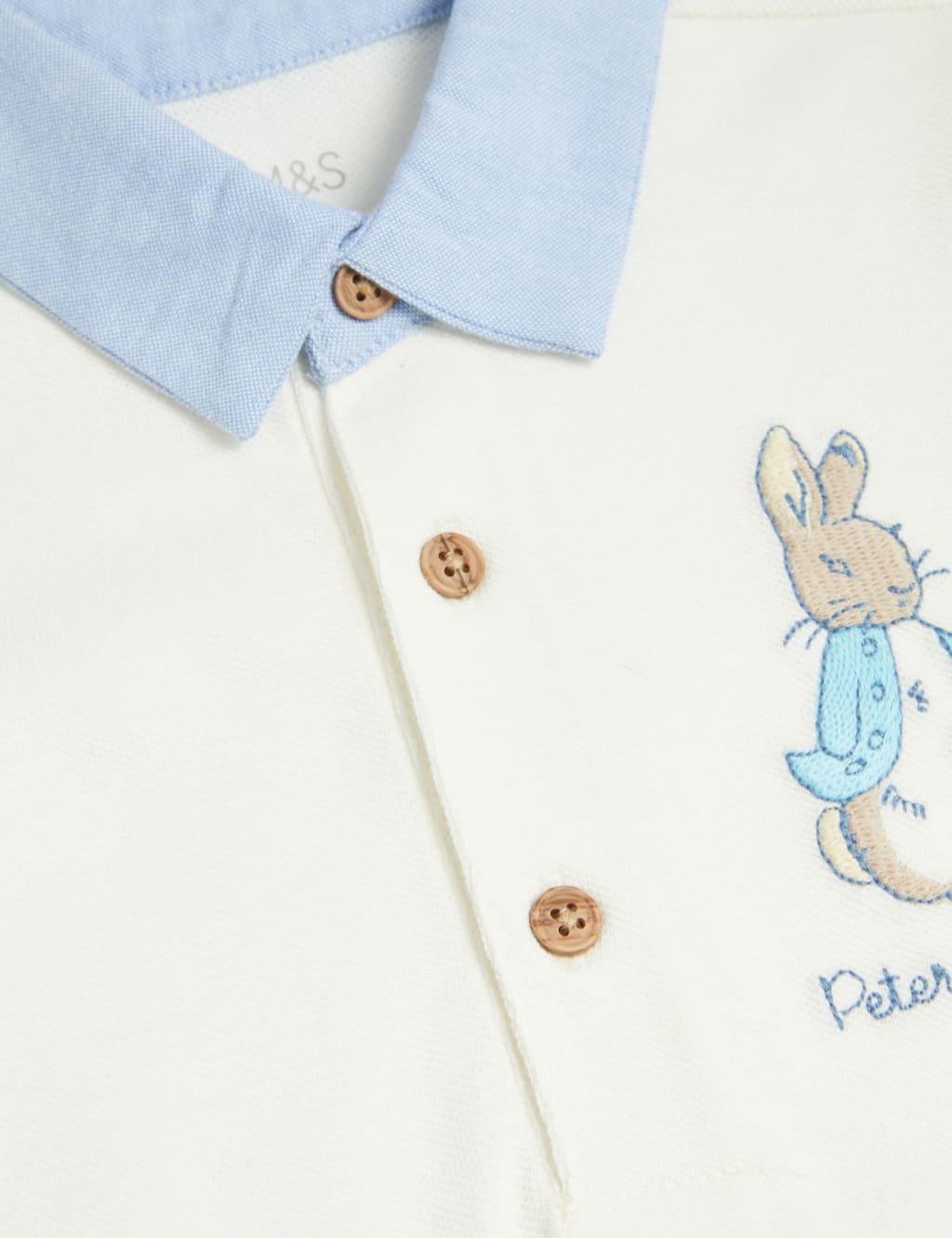 Pure Cotton Peter Rabbit™ Romper (0-3 Yrs) image 3