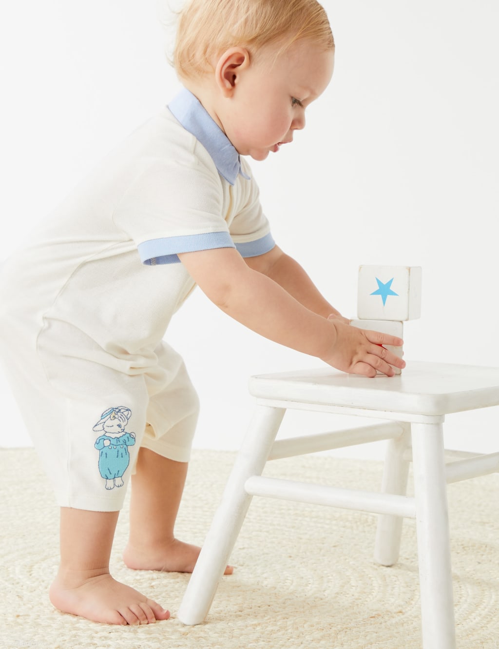 Pure Cotton Peter Rabbit™ Romper (0-3 Yrs) image 6