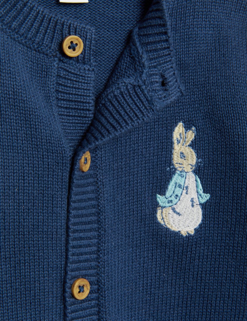 Pure Cotton Peter Rabbit™ Cardigan (0-3 Yrs) image 3