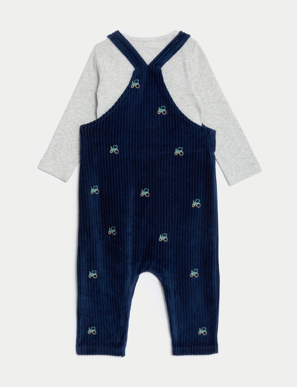 2pc Tractor Dungaree Outfit (0-3 Yrs) image 3