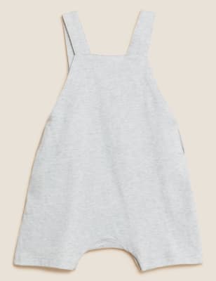 

M&S Collection Peleles 100% algodón con diseño de dinosaurios (0-3 años) - Mid Grey Marl, Mid Grey Marl