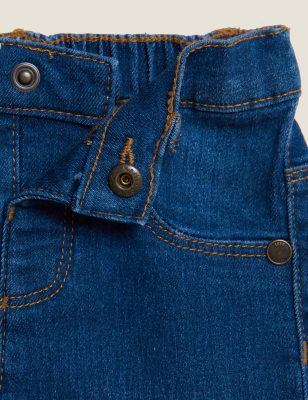 

M&S Collection Jeans de algodón (0-3 años) - Med Blue Denim, Med Blue Denim