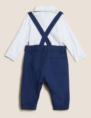 

Boys M&S Collection 2pc Cotton Rich Outfit (0-3 Yrs) - Indigo Mix, Indigo Mix