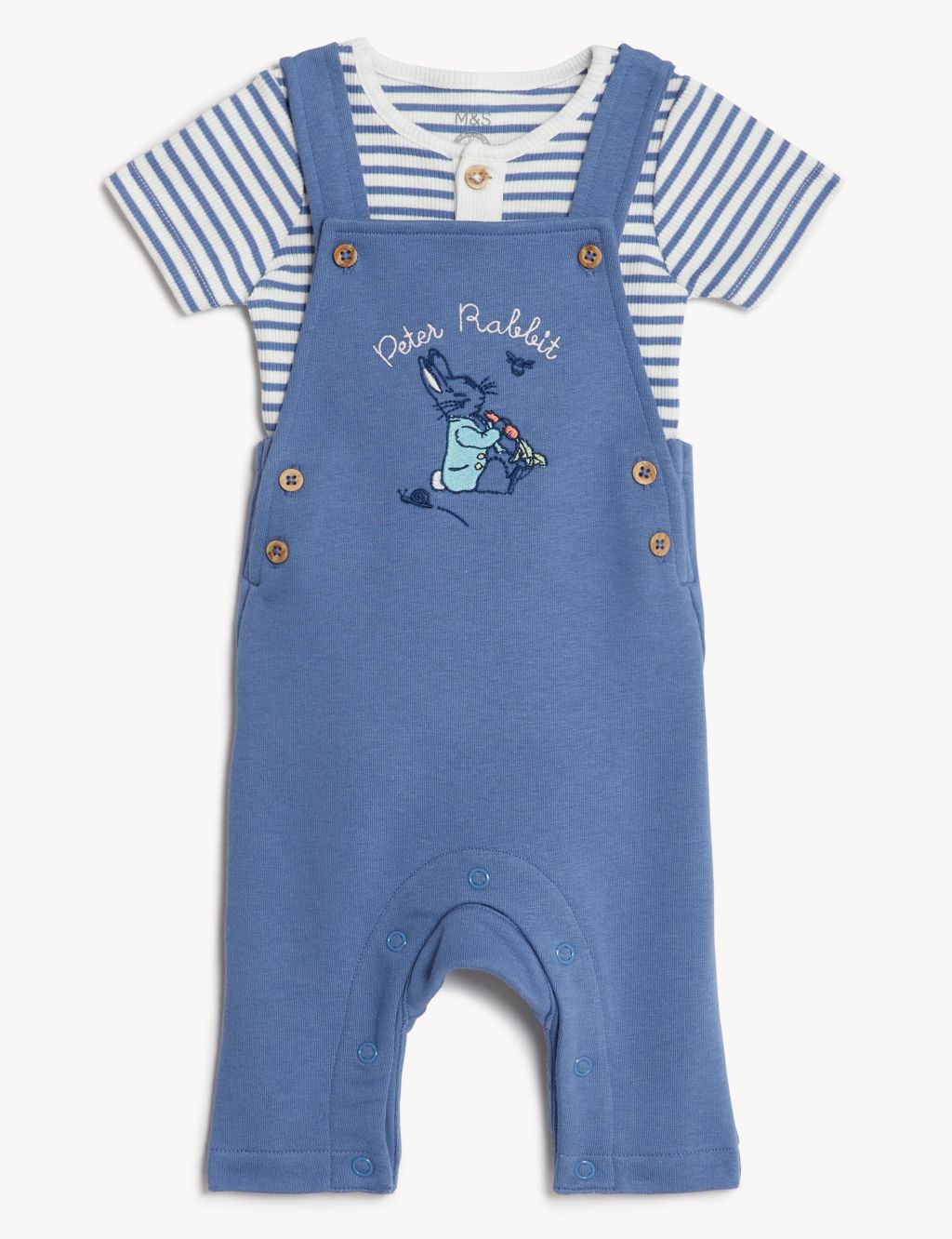 2pc Cotton Rich Peter Rabbit™ Outfit (0-3 yrs) image 1
