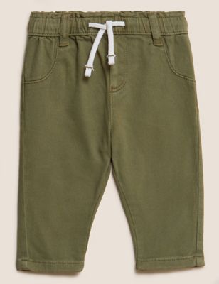 

Boys M&S Collection Cotton Rich Chino Trousers (0-3 Yrs) - Khaki, Khaki