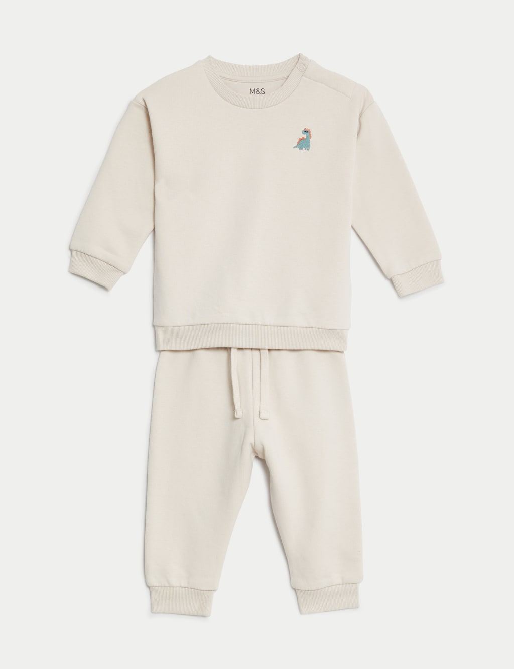 2pc Cotton Rich Sweater and Jogger Outfit (0-3 Yrs) image 1