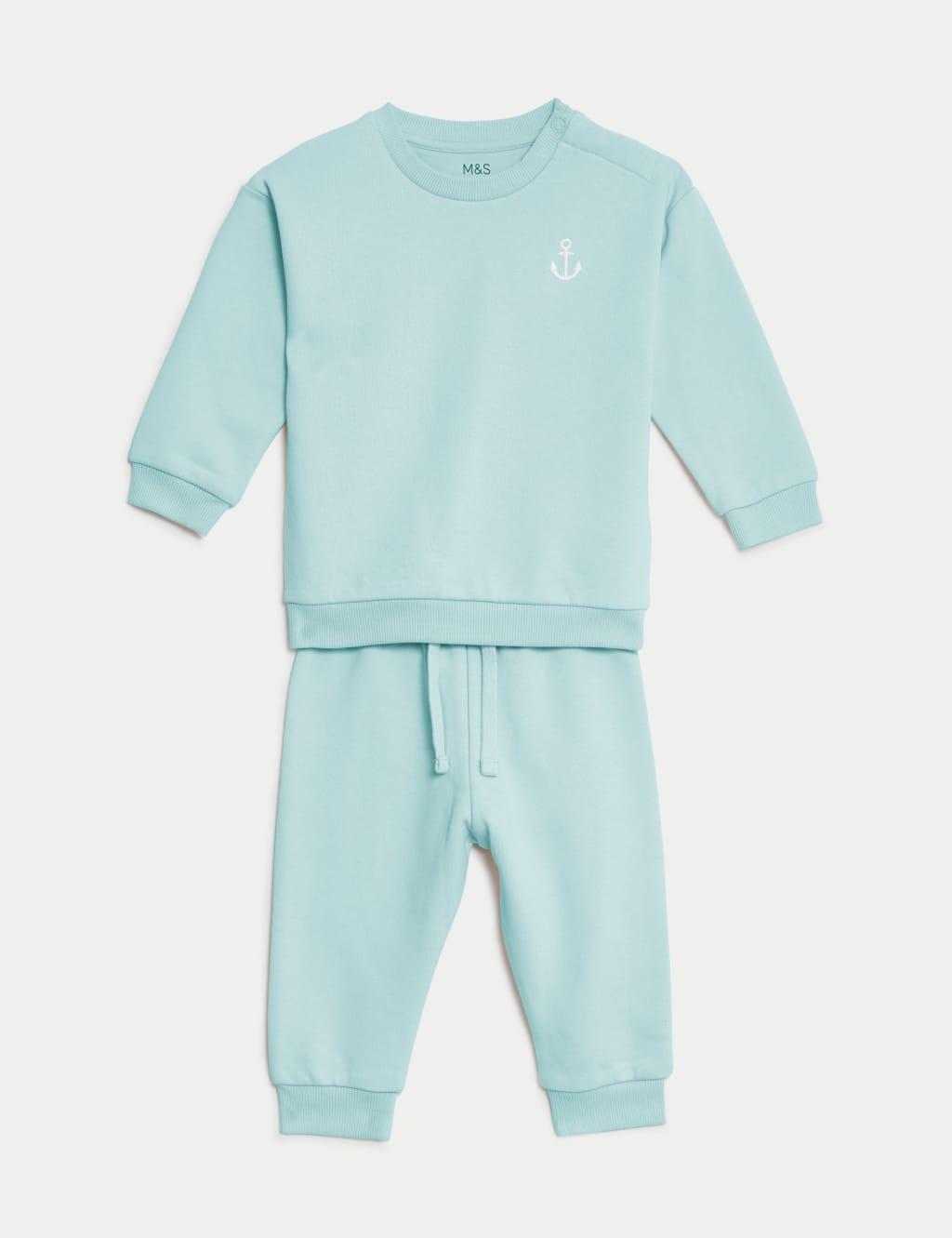 2pc Cotton Rich Sweater and Jogger Outfit (0-3 Yrs) image 1