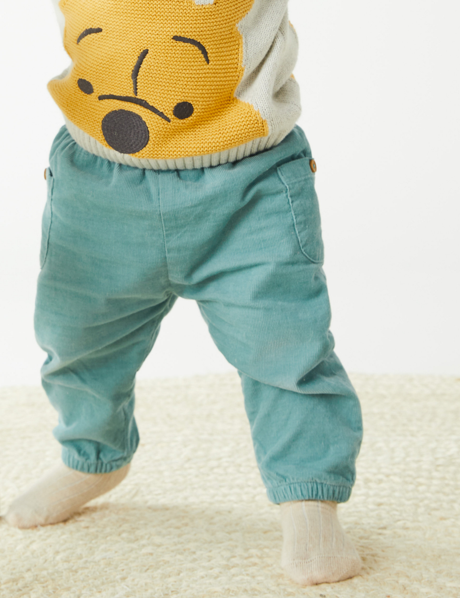 Pure Cotton Cord Trousers (0-3 Yrs)