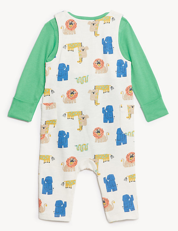 2pc Pure Cotton Animal Outfit (0-3 Yrs) - PT