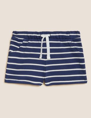 Cotton Rich Striped Shorts (0-3 Yrs) - IL
