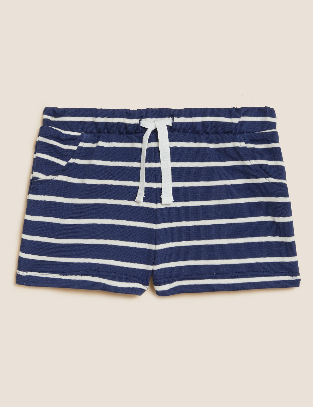 Cotton Rich Striped Shorts (0-3 Yrs)