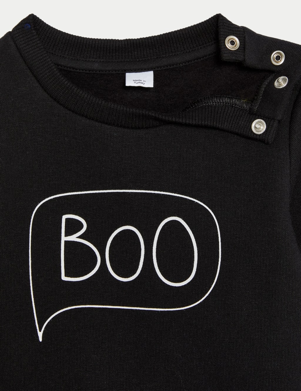 2pc Cotton Rich Boo Slogan Striped Outfit (0-3 Yrs) image 6