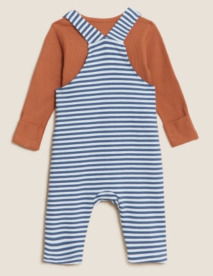 

Boys 2pc Cotton Rich Striped Fox Outfit (0-3 Yrs) - Multi, Multi