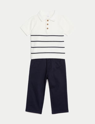 2pc Striped Outfit (0-3 Yrs)