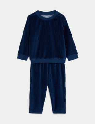 M&s store velour tracksuit