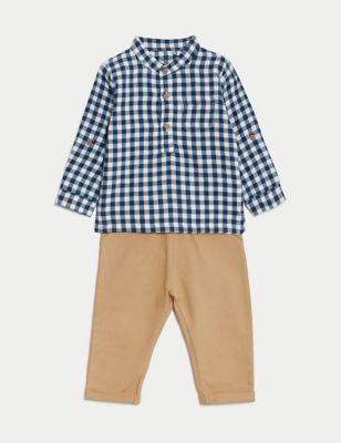 

Boys M&S Collection 2pc Cotton Rich Outfit (0-3 Yrs) - Multi, Multi