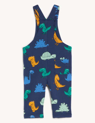 

M&S Collection Petos de algodón con diseño de dinosaurios (0-3 años) - Navy Mix, Navy Mix