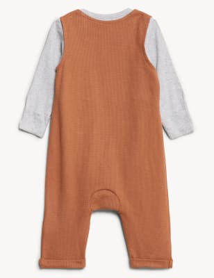 

Boys M&S Collection 2pc Pure Cotton Bear Outfit (0 - 3 Yrs) - Brown Mix, Brown Mix