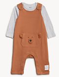 2pc Pure Cotton Bear Outfit (0 - 3 Yrs)