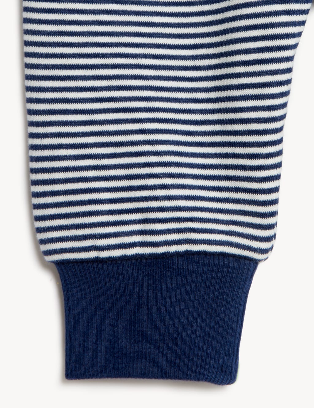 Cotton Rich Striped Joggers (0-3 Yrs) image 3