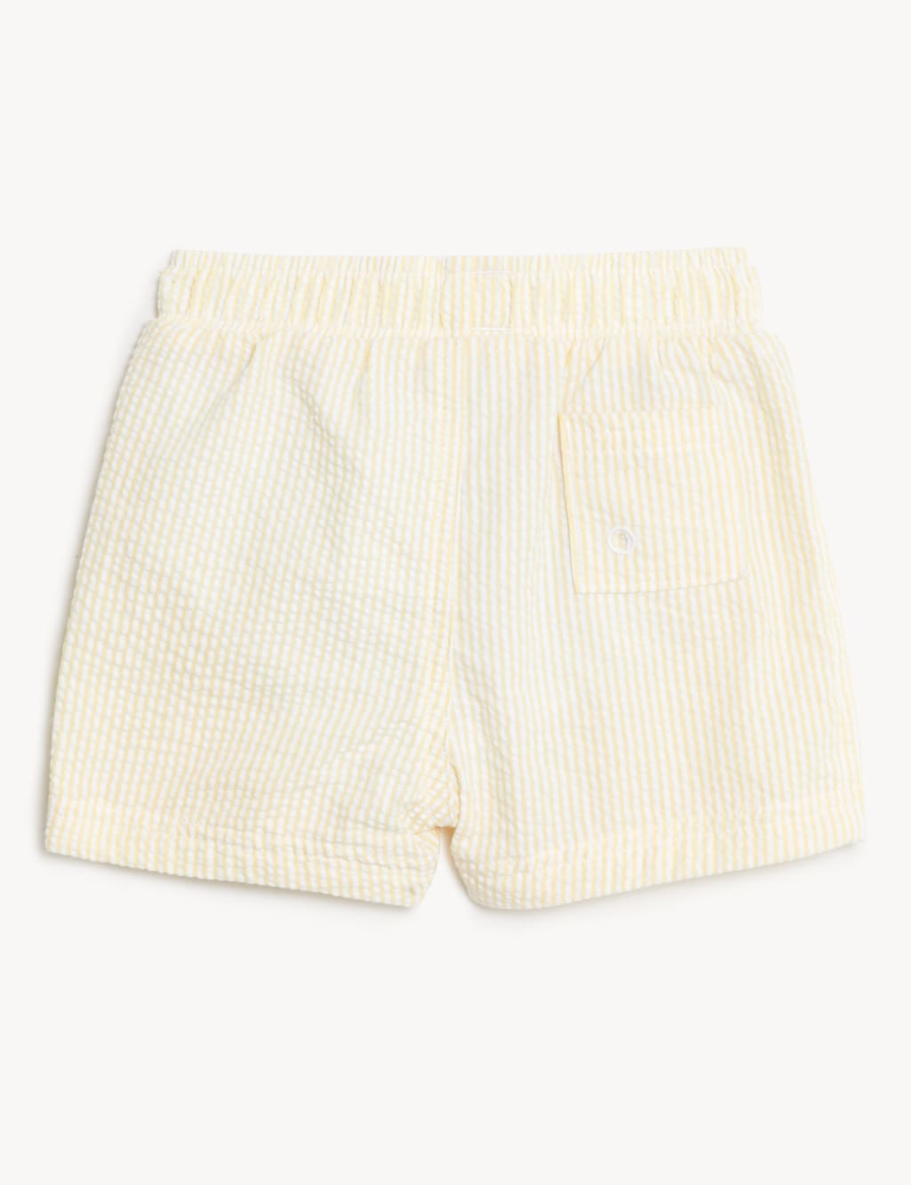 Cotton Blend Seersucker Swim Shorts (0-3 Yrs) image 2