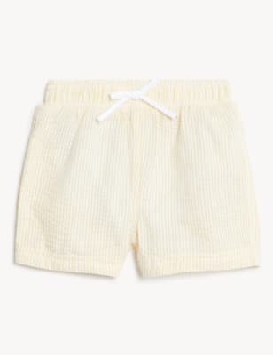 

Boys M&S Collection Cotton Blend Seersucker Swim Shorts (0-3 Yrs) - Yellow Mix, Yellow Mix