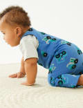 Cotton Rich Tractor Print Romper (0-3 Yrs)