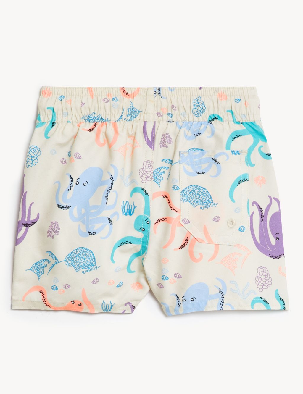 Octopus Print Swim Shorts (0 - 3 Yrs) image 2