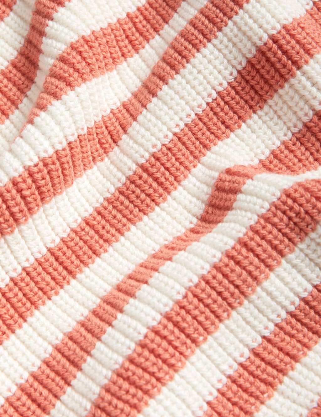 Pure Cotton Striped Knitted Jumper (0-3 Yrs) image 3