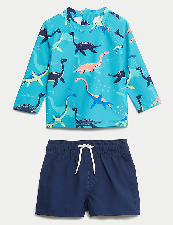 2pc Dinosaur Swim Outfit (0-3 Yrs) - LK