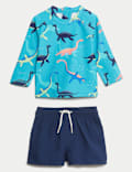 2pc Dinosaur Swim Outfit (0-3 Yrs)