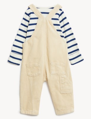 

Boys M&S Collection 2pc Pure Cotton Striped Outfit (0-3 Yrs) - Multi, Multi