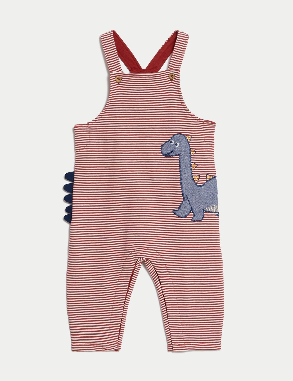 2pc Cotton Rich Striped Dinosaur Outfit (0-3 Yrs) image 5