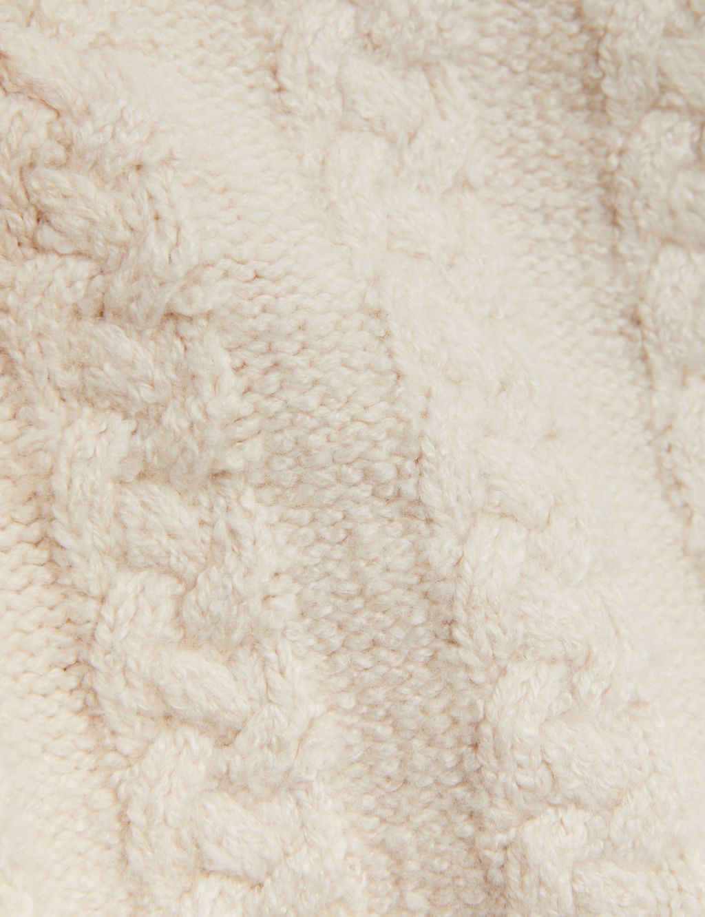 Cotton Rich Cable Knit Jumper (0-3 Yrs) image 3