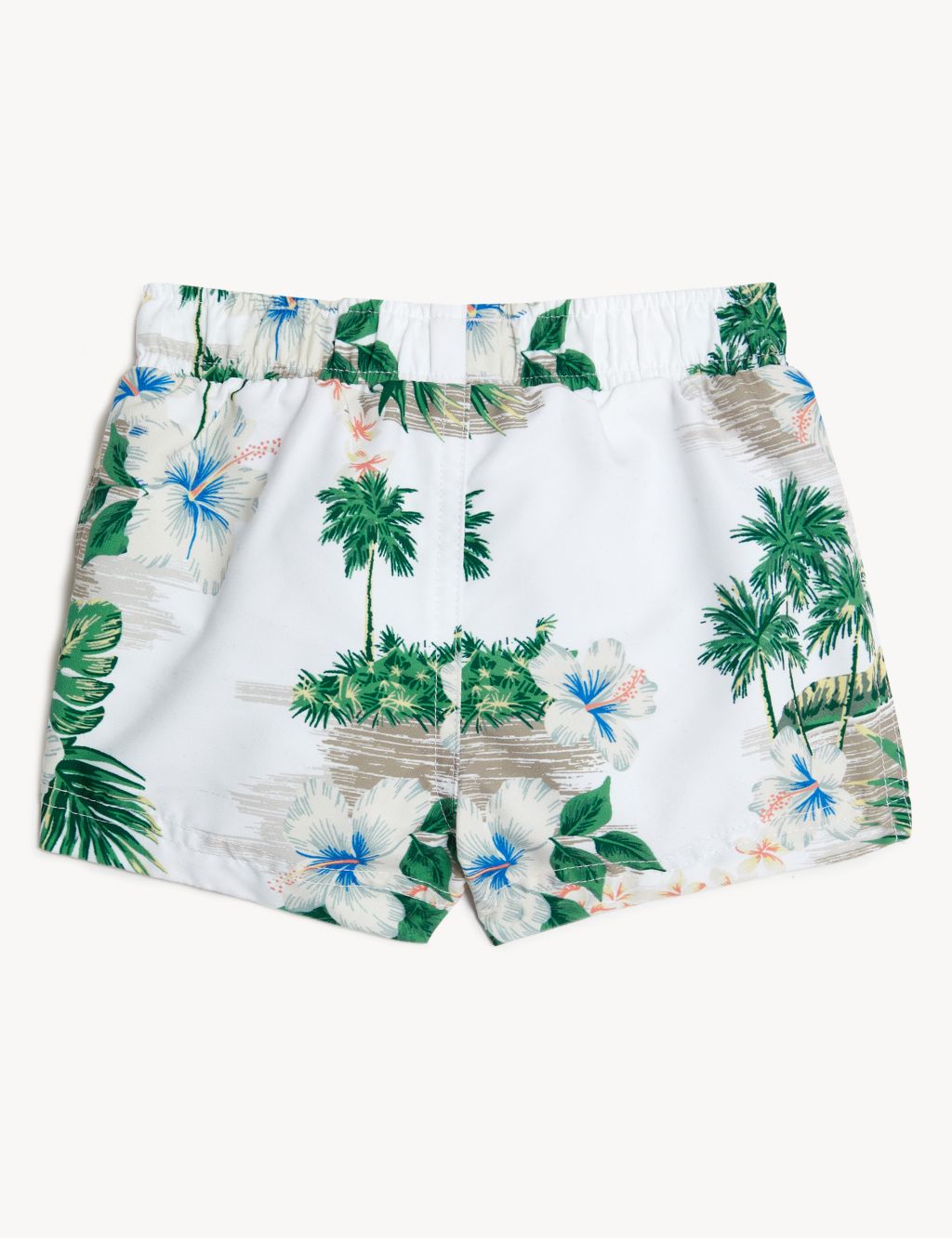 Mini Me Palm Tree Print Swim Shorts (0 - 3 Yrs) image 2