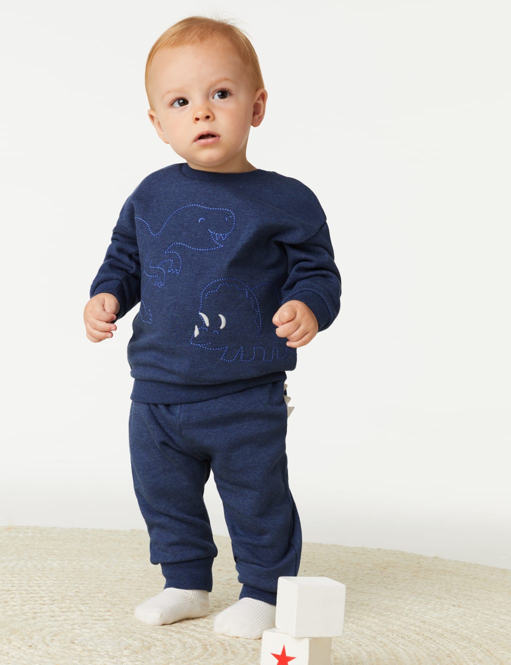 2pc Cotton Rich Dinosaur Outfit (0-3 Yrs) image 1