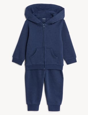 

M&S Collection 2-teiliges Outfit mit hohem Baumwollanteil (0-3 J.) - Navy, Navy