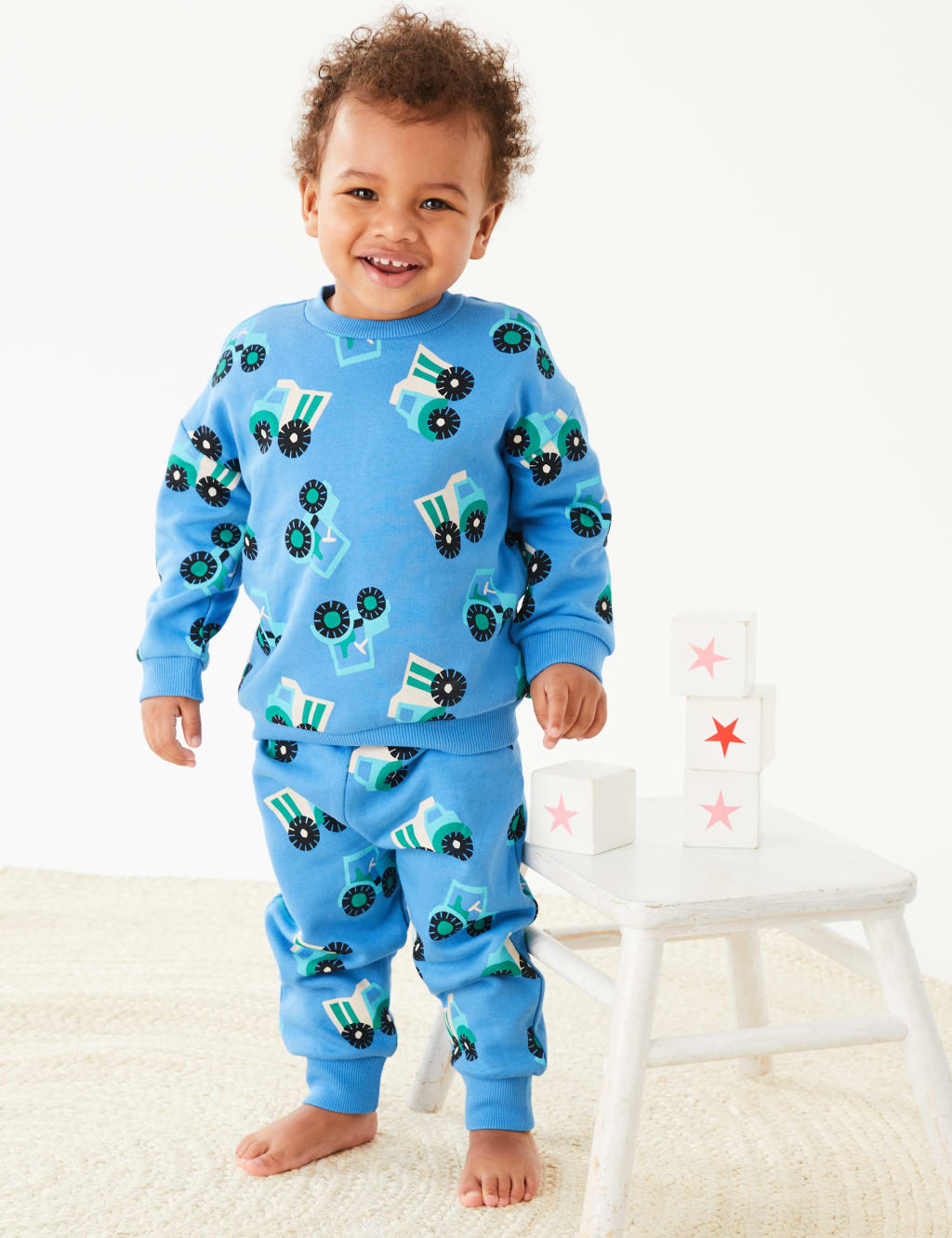 Cotton Rich Transport Sweater (0-3 Yrs) image 1