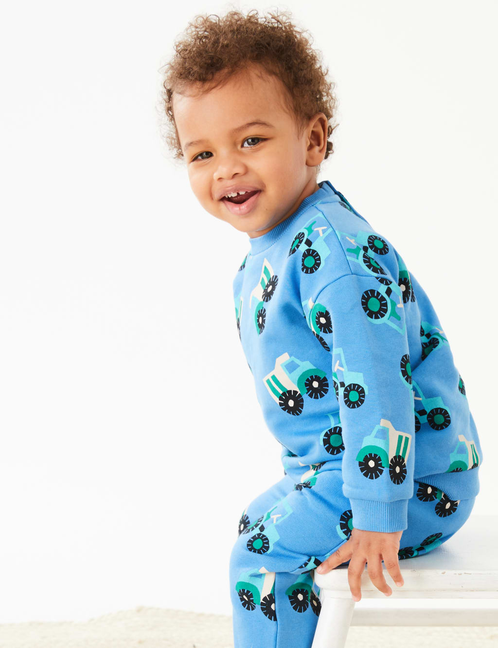 Cotton Rich Transport Sweater (0-3 Yrs) image 4