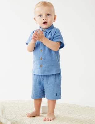 Pure Cotton Shorts (0-3 Yrs) - FR