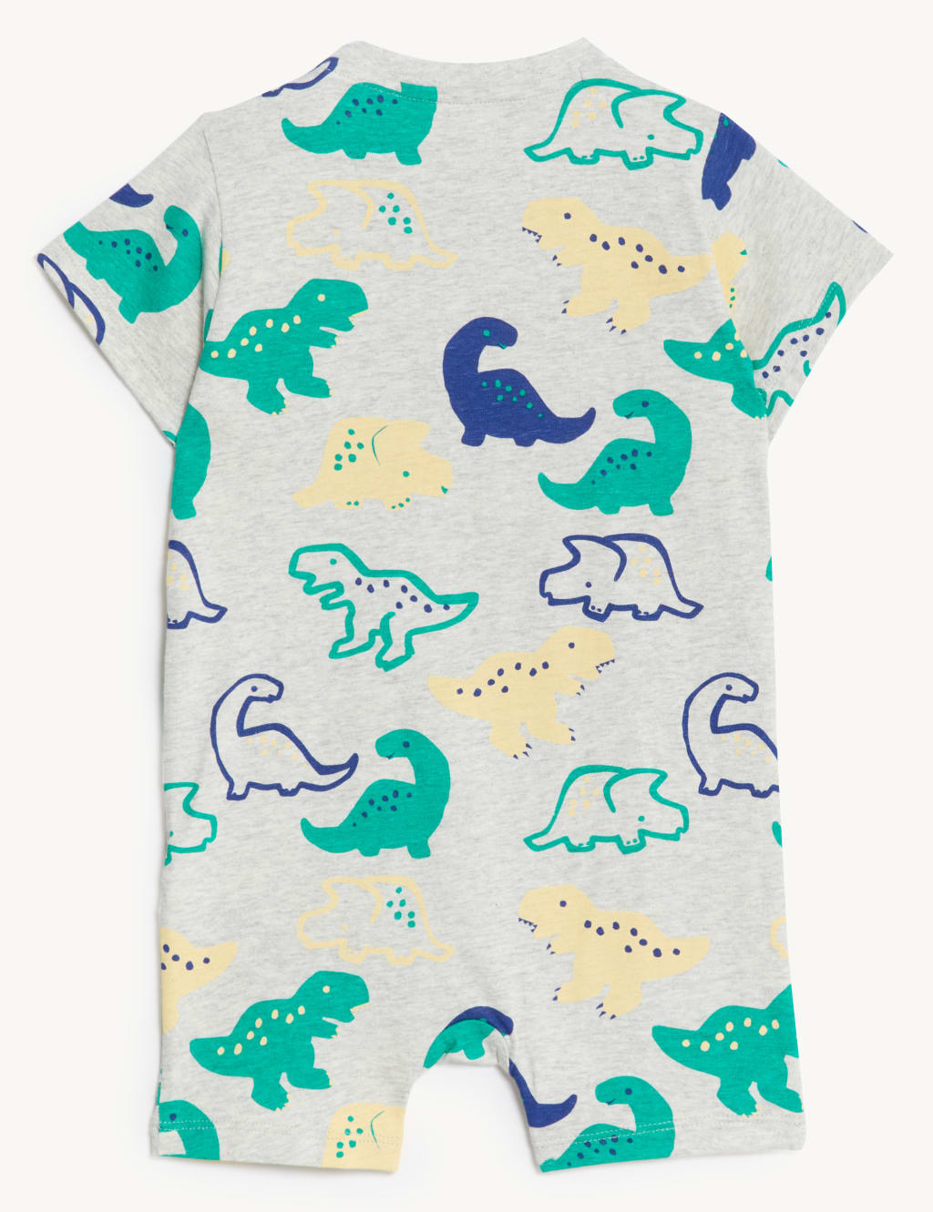 Pure Cotton Dinosaur Romper (0-3 Yrs) image 2