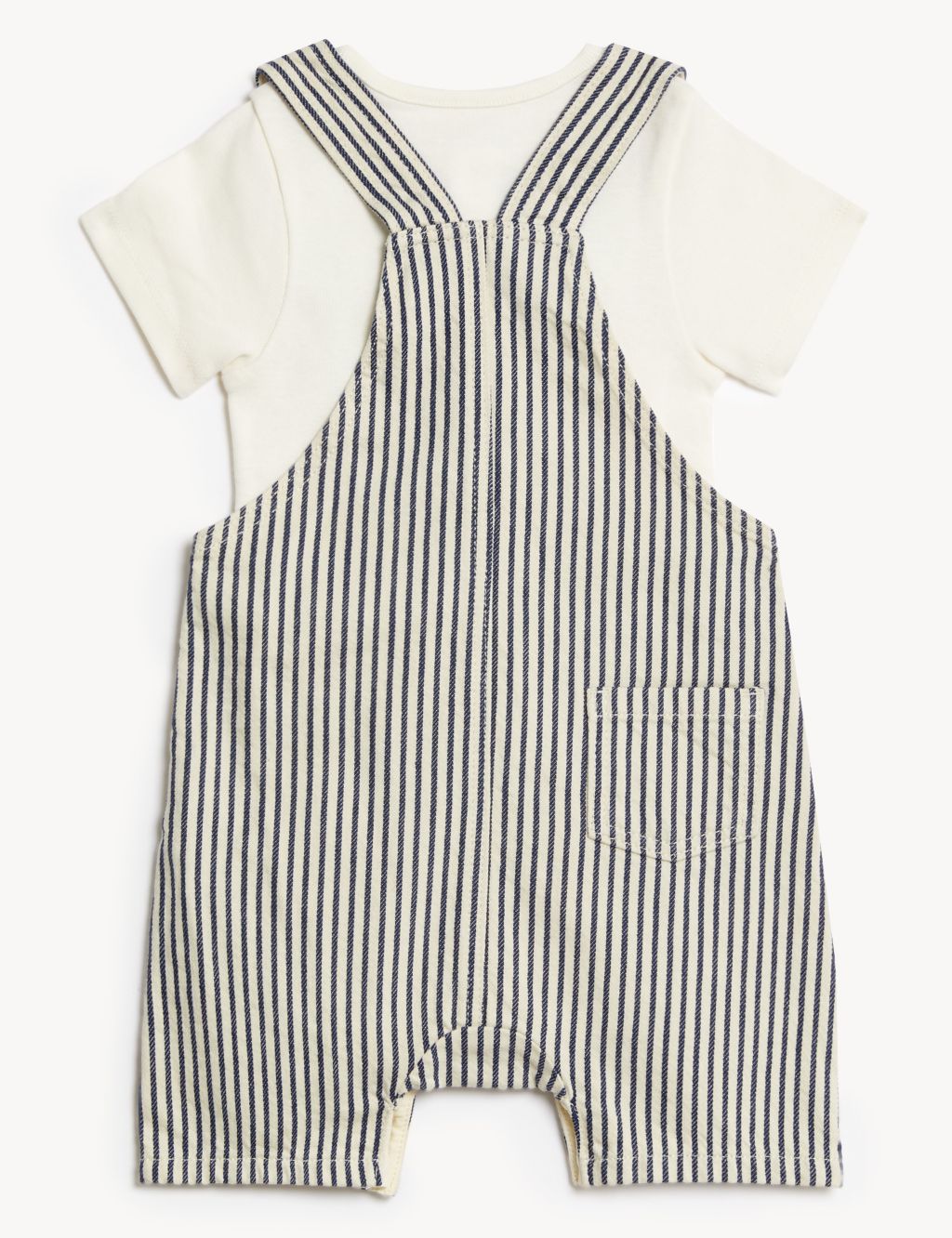 2pc Pure Cotton Striped Outfit (0-3 Yrs) image 2