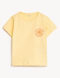 Pure Cotton Sunshine Slogan T-Shirt