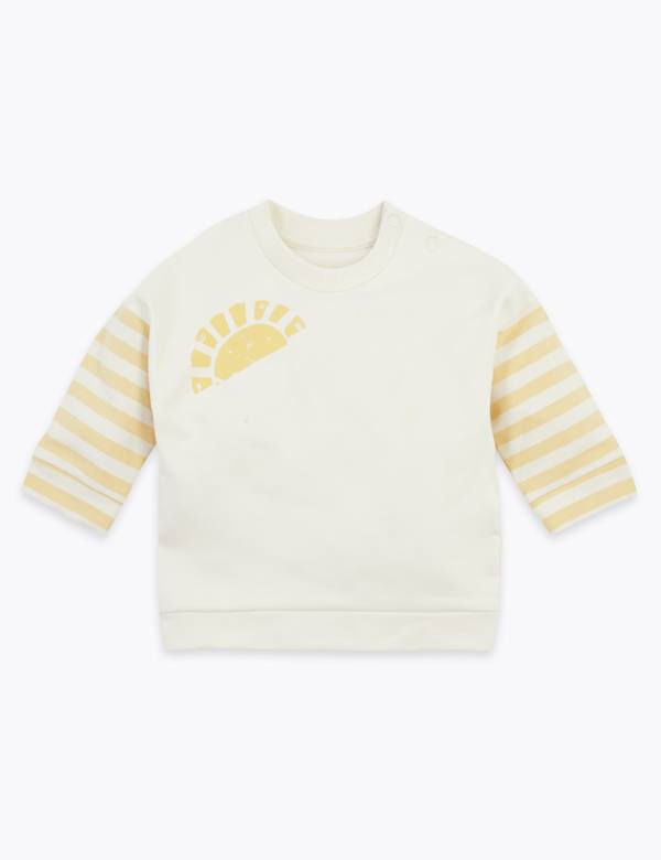 Cotton Sunshine Print Sweatshirt (0 -36 Mths)