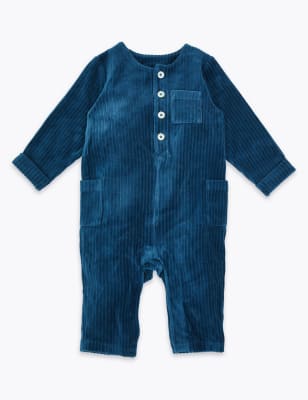 Combinaison en velours c&ocirc;tel&eacute; de coton