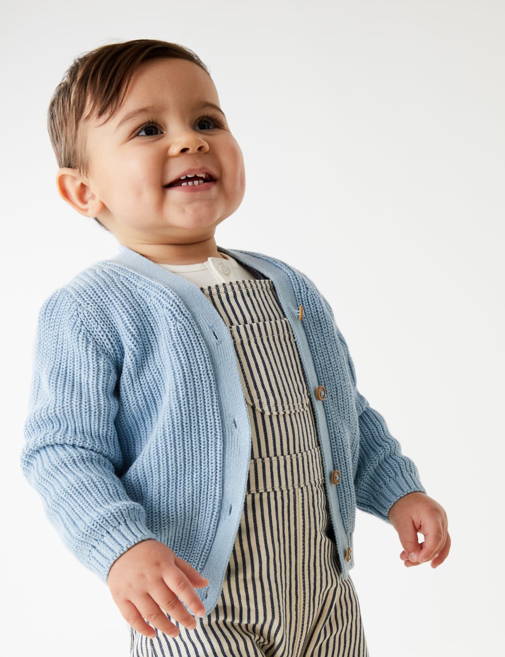 Pure Cotton Knitted Cardigan (0-3 Yrs) image 4