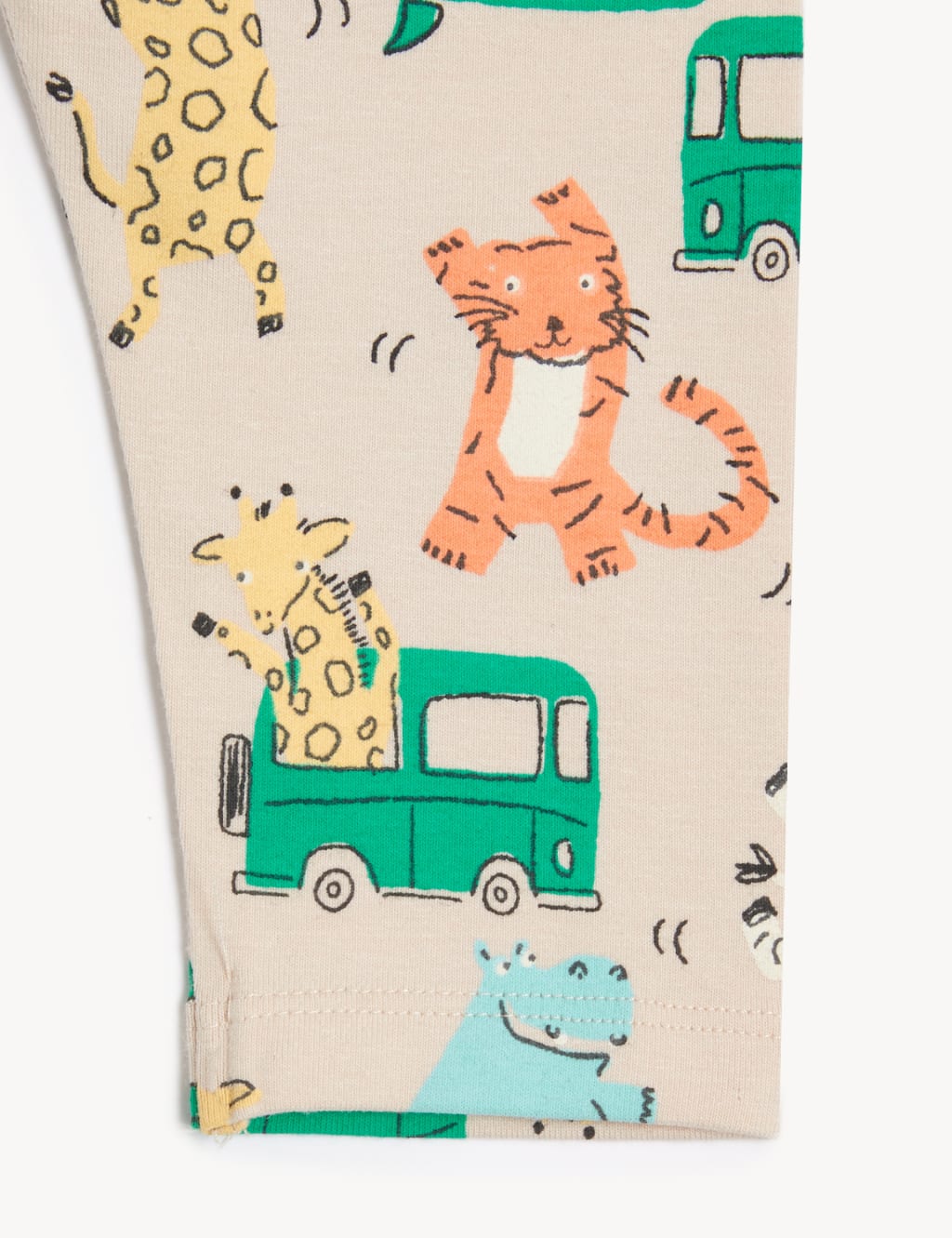 Cotton Rich Animal Leggings (0-3 Yrs) image 3