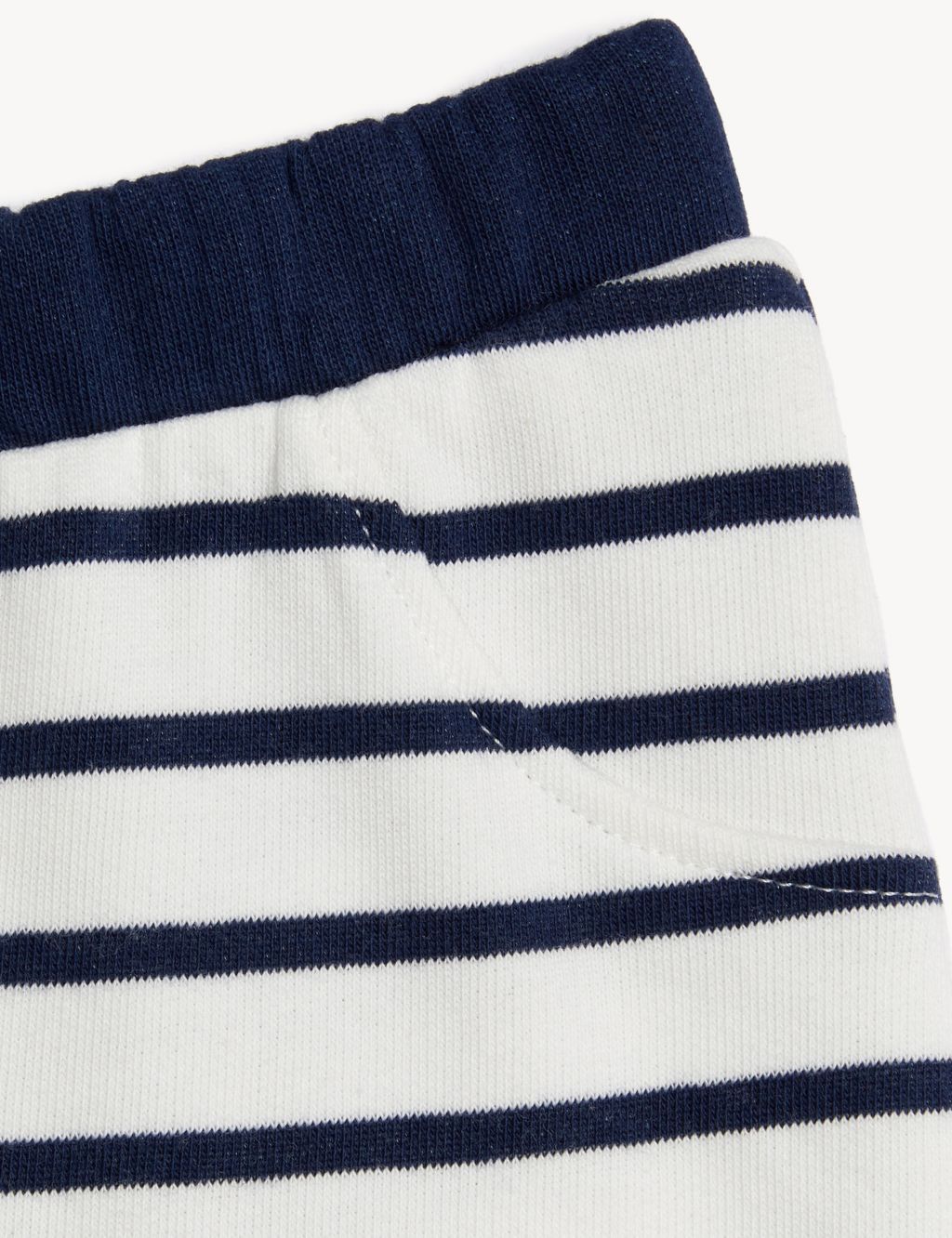 Cotton Rich Striped Shorts (0-3 Yrs) image 3