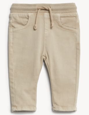 

Boys M&S Collection Cotton Rich Jeans (0-3 Yrs) - Light Stone, Light Stone