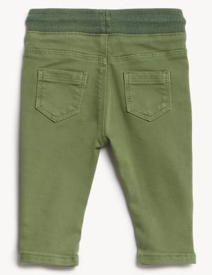 

M&S Collection Jeans de algodón (0-3 años) - Green, Green
